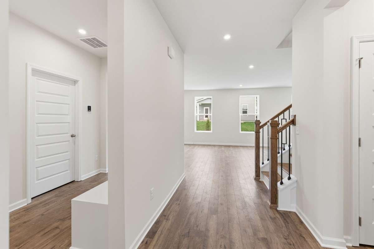 Hardwood floors on the entire main level
