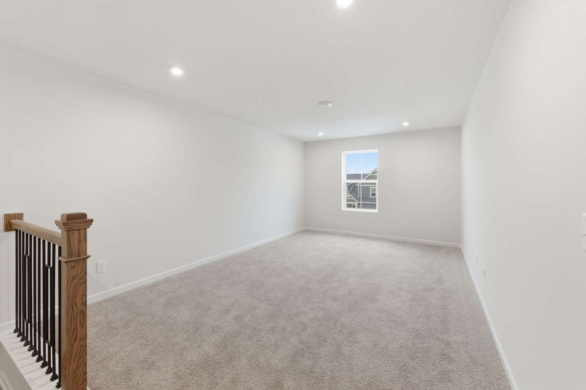 Spacious loft on the second level