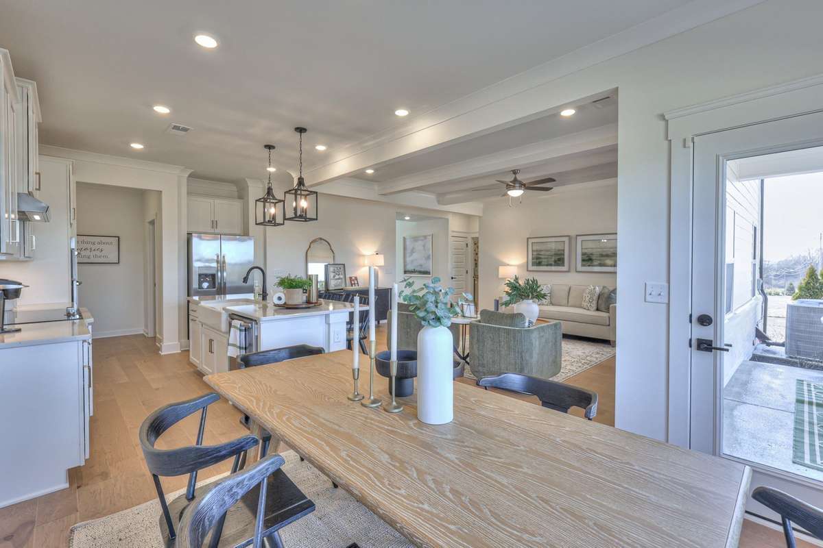 Photos shown are of the Colburn floorplan model home; the actual home may include different options and upgrades.