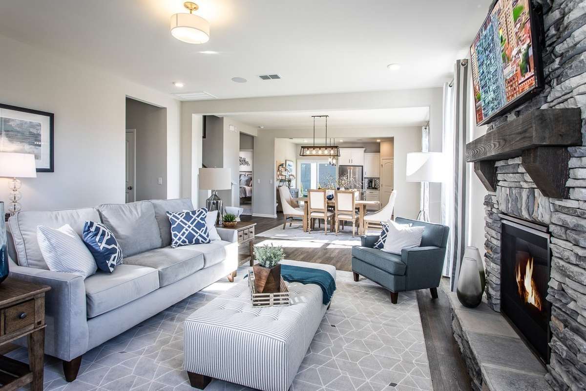 Entertainer's dream open concept layout! *All photos are of previous model home*