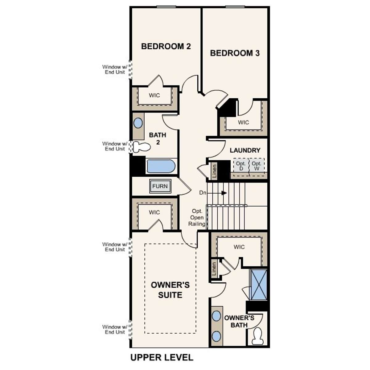 Second floor layout