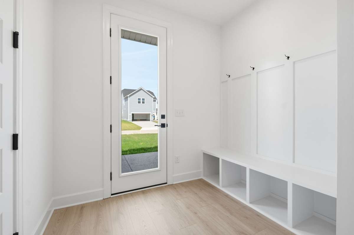 Drop zone off the back entrance.(Stock Photos of similar model)