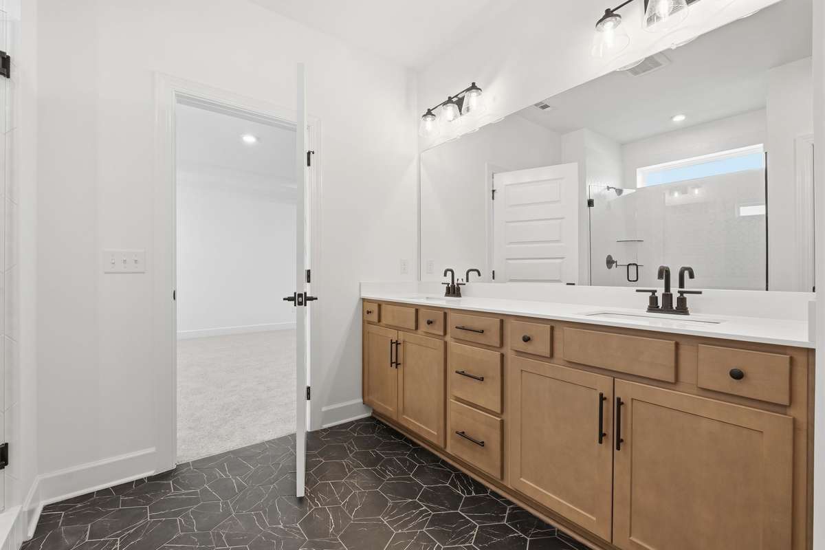 Primary en suite.(Stock Photos of similar model)