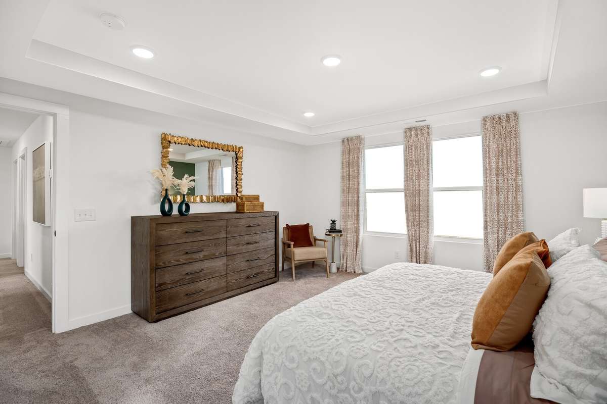 Picture of actual home being sold.  Home will be ready to move in for month of March.  Furniture will be removed, but curtains and appliances remain.