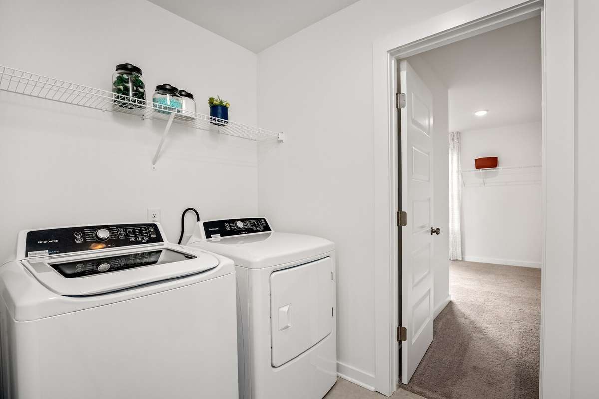 Picture of actual home being sold.  Home will be ready to move in for month of March.  Furniture will be removed, but curtains and appliances remain.