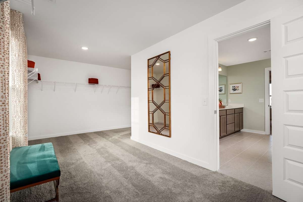 Picture of actual home being sold.  Home will be ready to move in for month of March.  Furniture will be removed, but curtains and appliances remain.