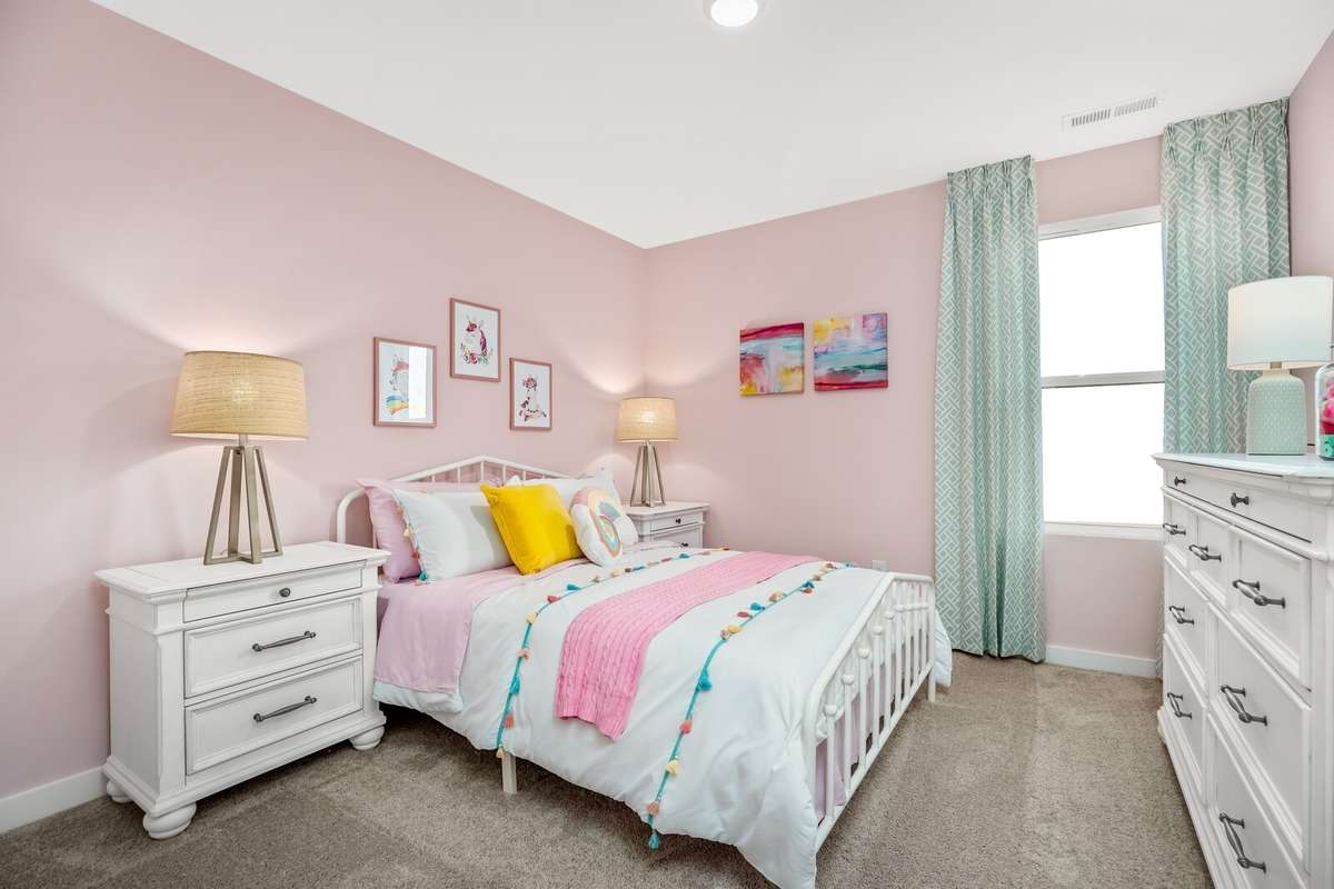 Picture of actual home being sold.  Home will be ready to move in for month of March.  Furniture will be removed, but curtains and appliances remain.