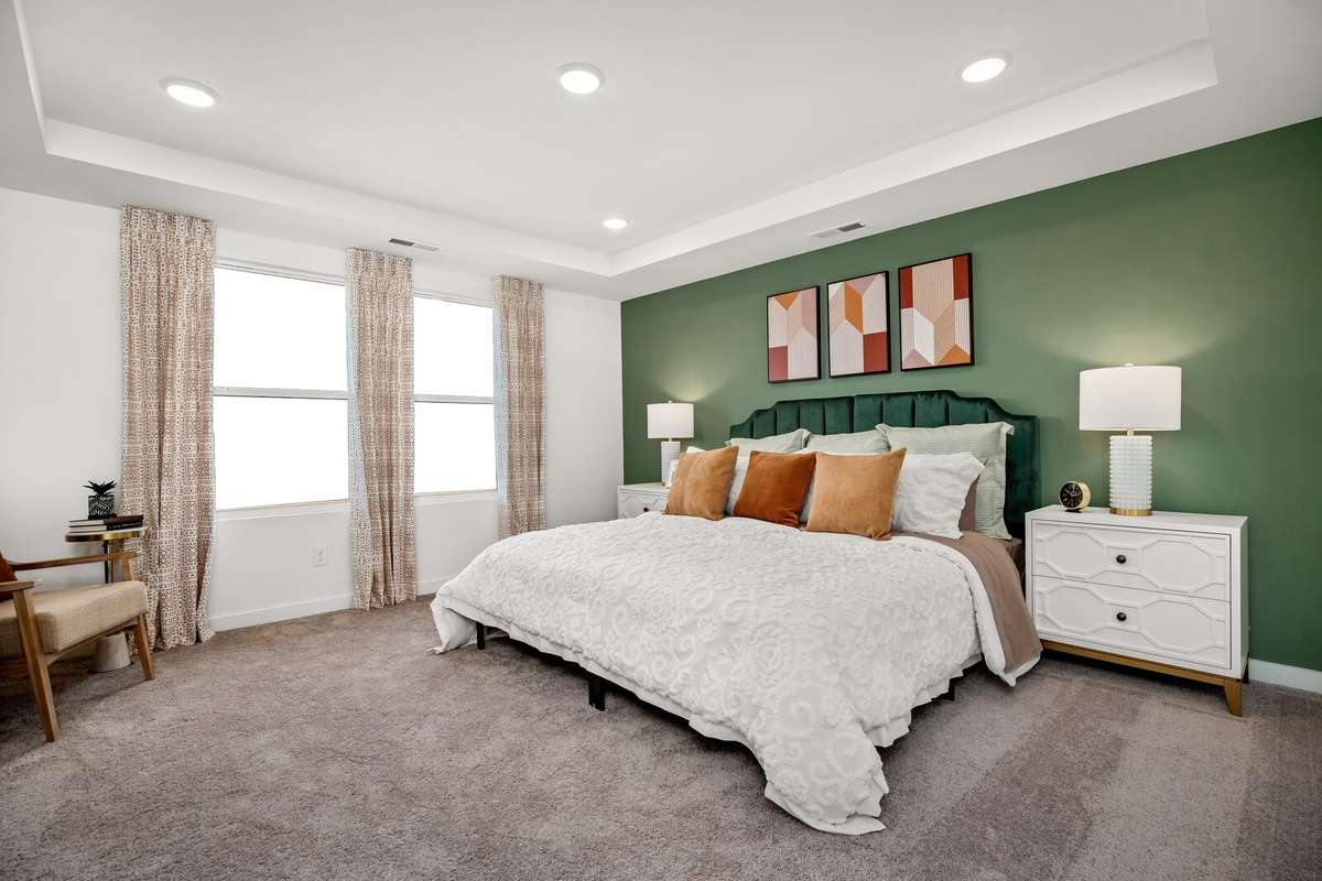 Picture of actual home being sold.  Home will be ready to move in for month of March.  Furniture will be removed, but curtains and appliances remain.