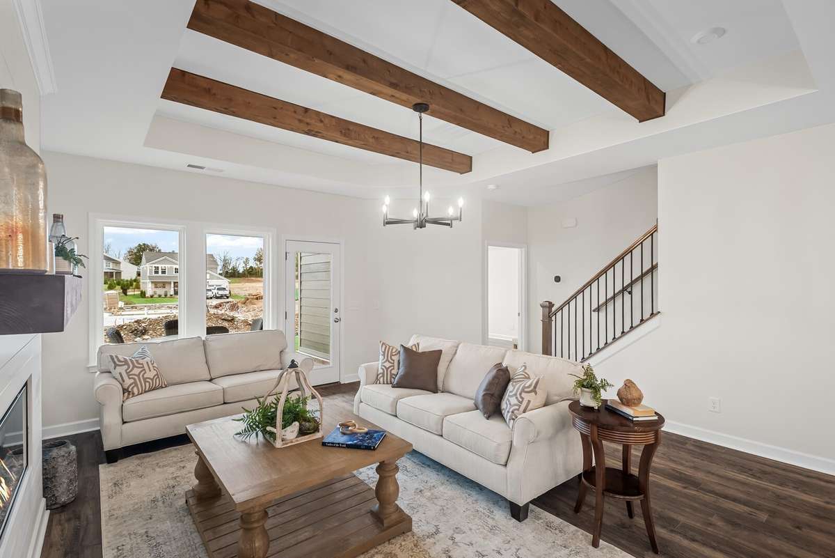 NOT ACTUAL HOME. Picture of another home in the community showing layout and optional features.
