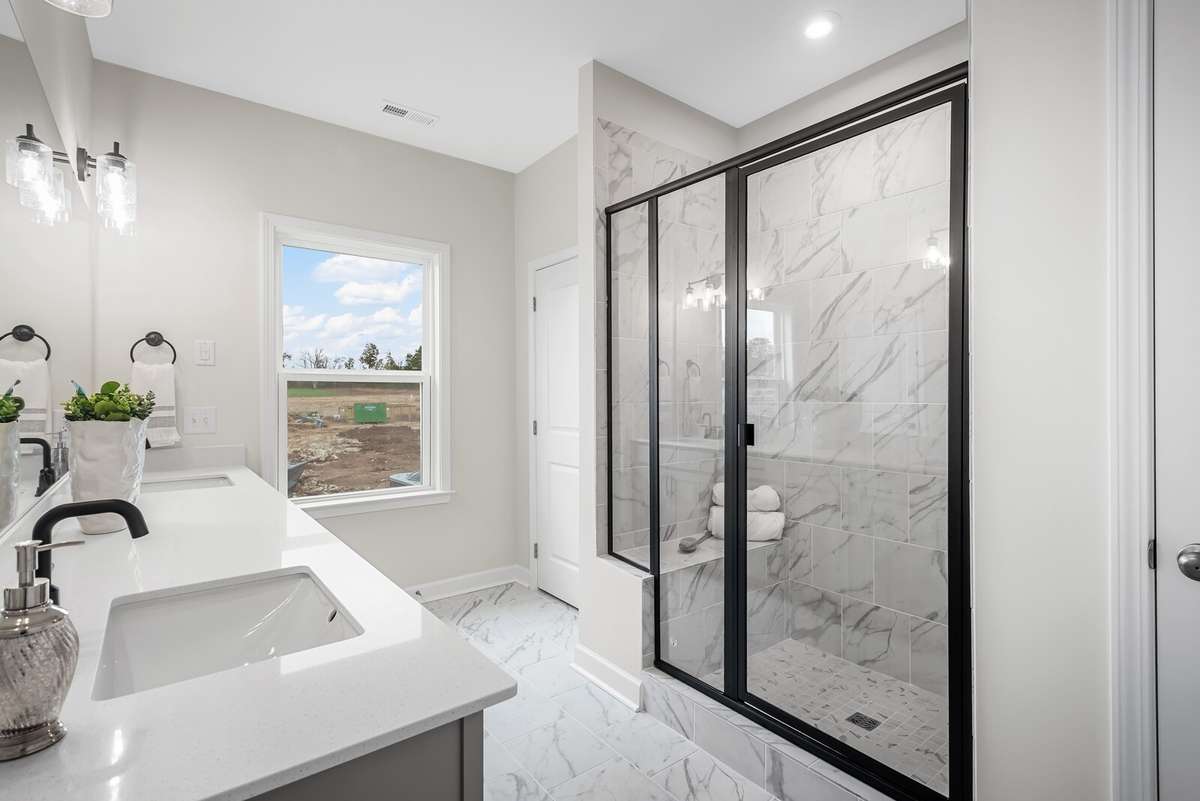 NOT ACTUAL HOME. Picture of another home in the community showing layout and optional features.
