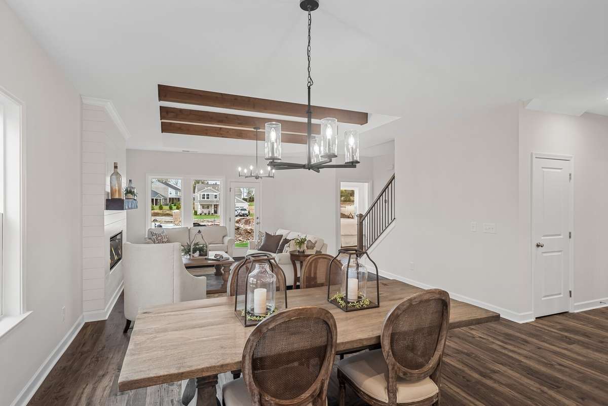 NOT ACTUAL HOME. Picture of another home in the community showing layout and optional features.