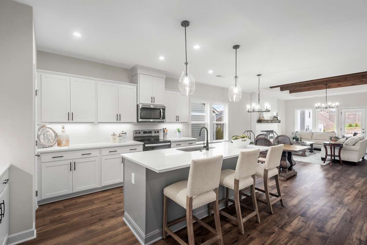 NOT ACTUAL HOME. Picture of another home in the community showing layout and optional features.