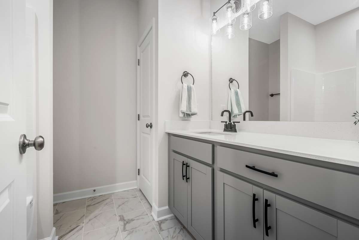 NOT ACTUAL HOME. Picture of another home in the community showing layout and optional features.