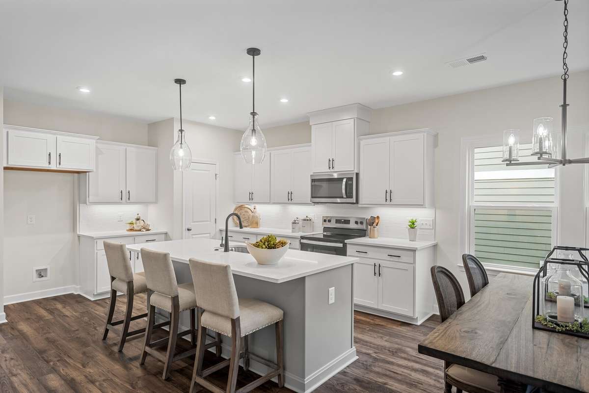 NOT ACTUAL HOME. Picture of another home in the community showing layout and optional features.