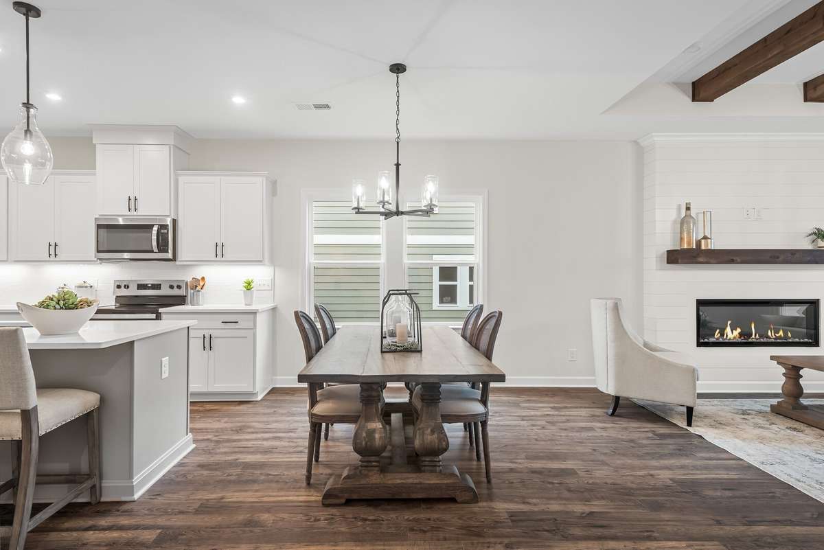 NOT ACTUAL HOME. Picture of another home in the community showing layout and optional features.