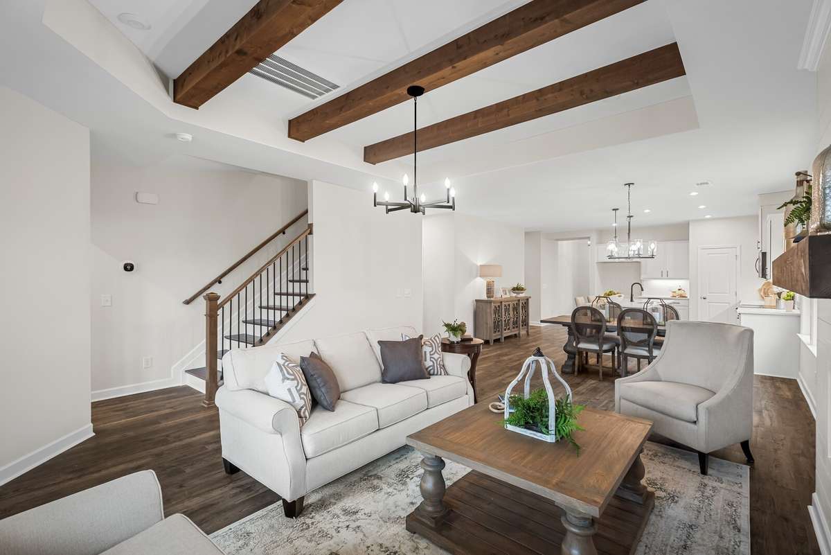 NOT ACTUAL HOME. Picture of another home in the community showing layout and optional features.