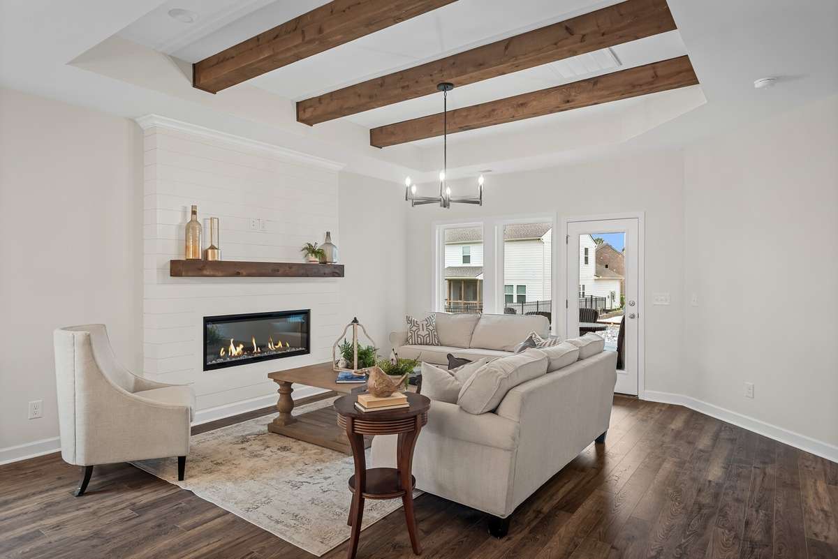 NOT ACTUAL HOME. Picture of another home in the community showing layout and optional features.