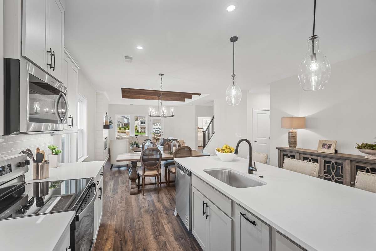 NOT ACTUAL HOME. Picture of another home in the community showing layout and optional features.