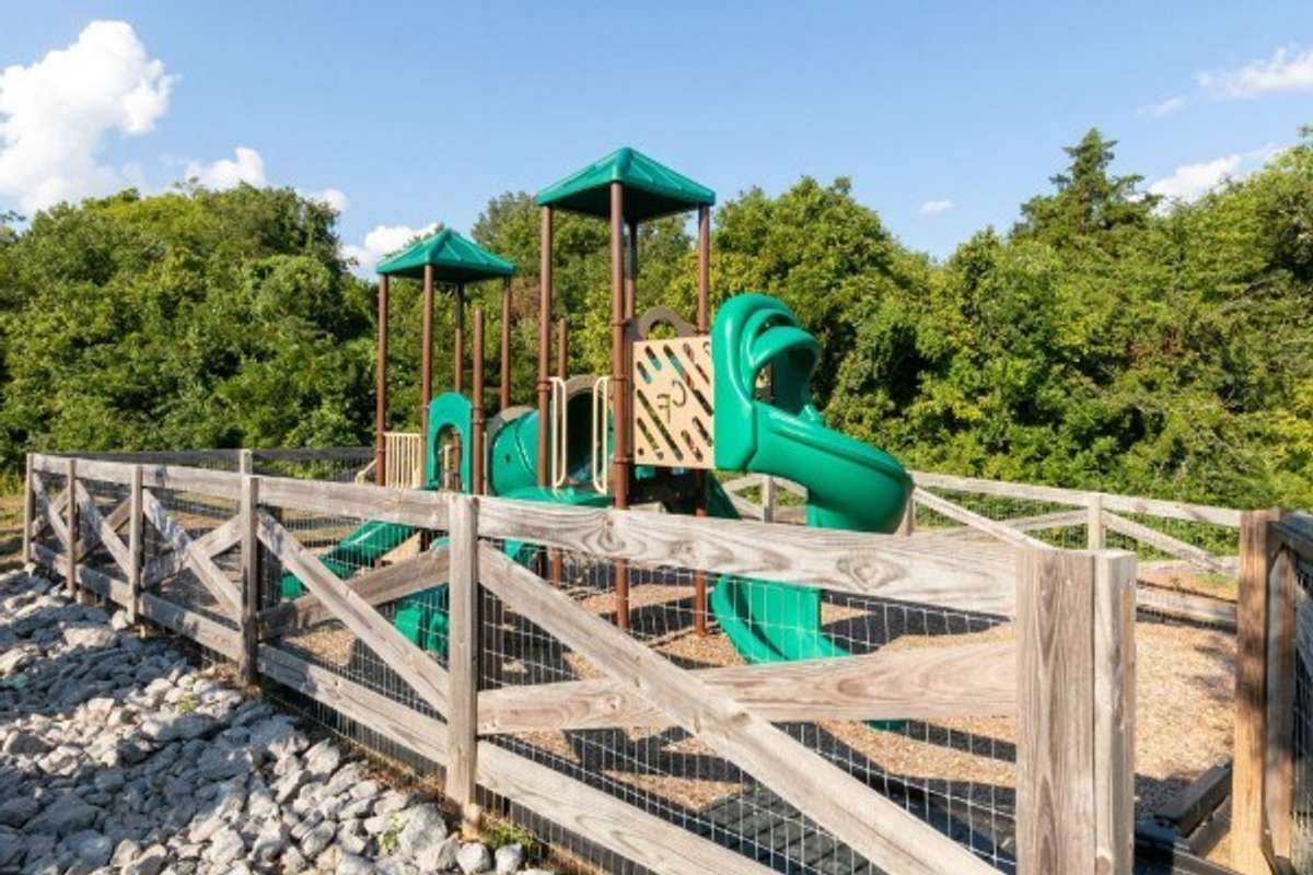 Small playground for when you need to get the kids out