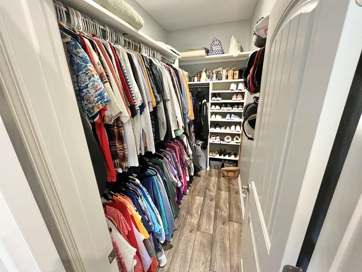Custom Walk in closet to organize your life...and shoes