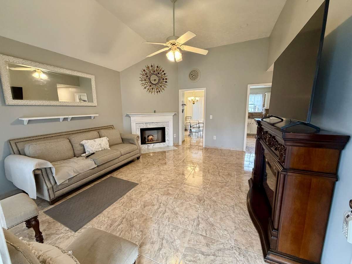 Spacious living room.