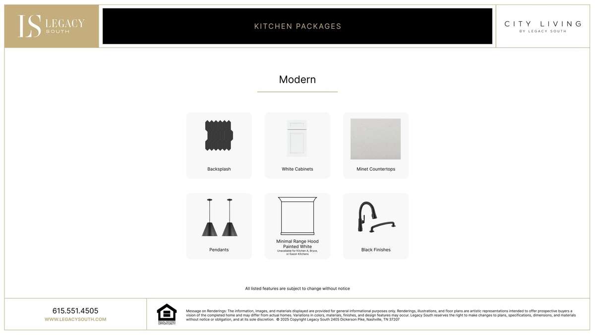 Choose from beautifully curated kitchens.