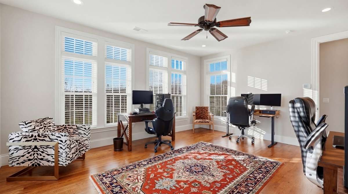 Upstairs office