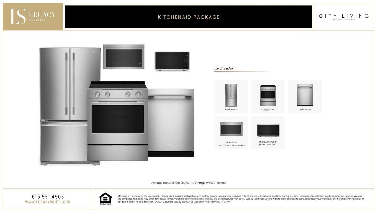 Multiple appliance options