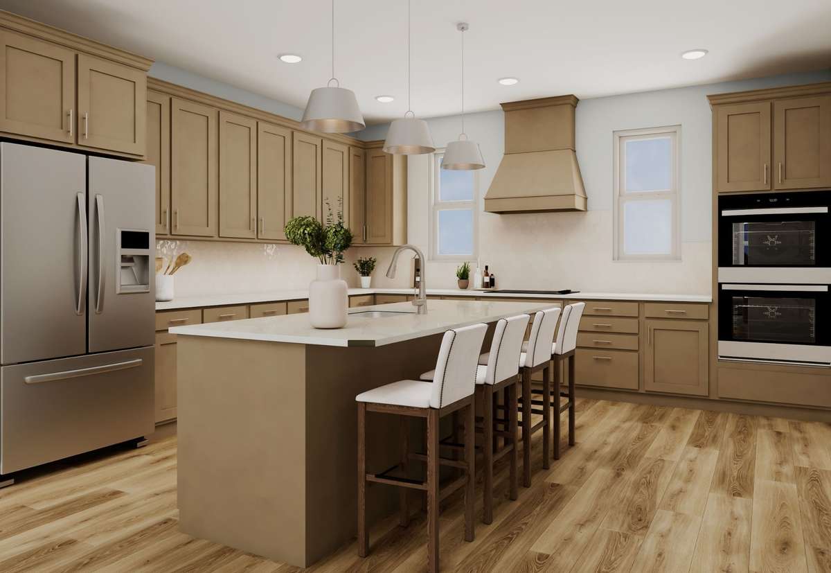 This designer home features double wall ovens, appliance free island, and stunning design selections! Selections are under documents.