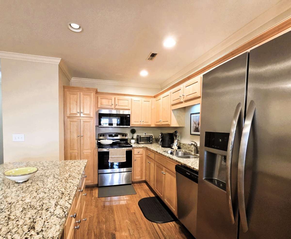 Kitchen includes cabinet pantry for good storage