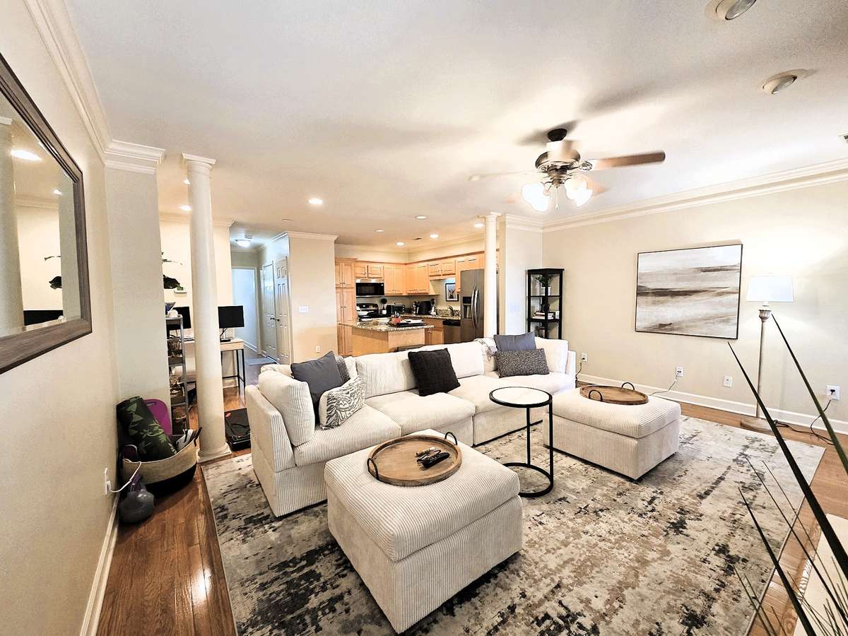 Spacious open floor