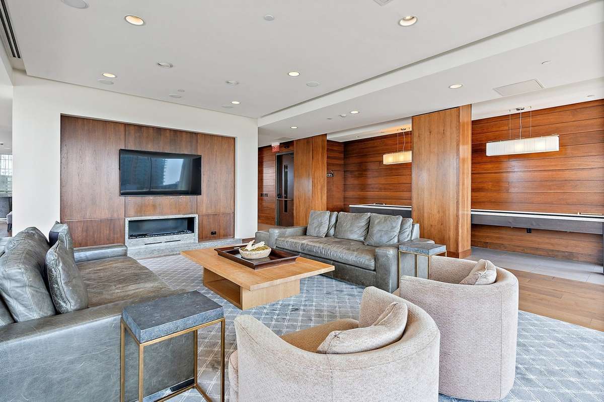 Multiple indoor and outdoor lounges