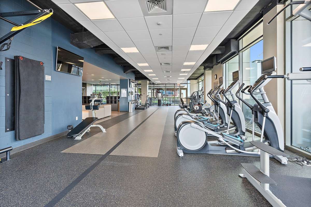 Don't forget the full-service fitness center