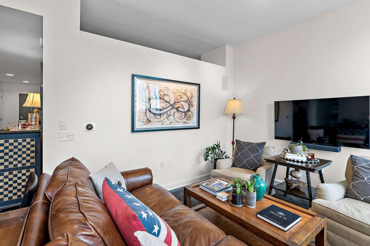 Wood floors and bright neutral paint - this home is move-in ready!