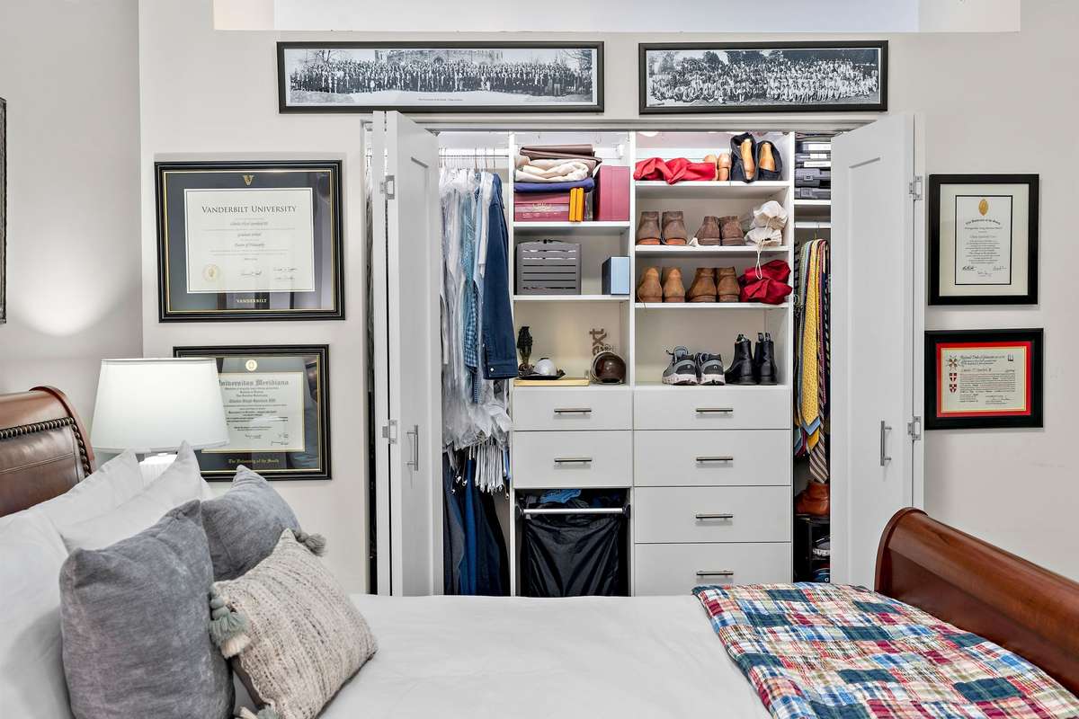 Large custom closet for all your storage needs