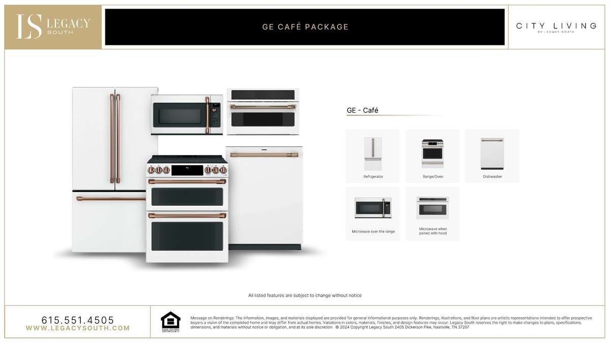 Multiple appliance options