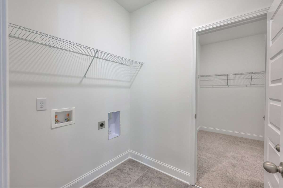 *Model home example and selections will vary.