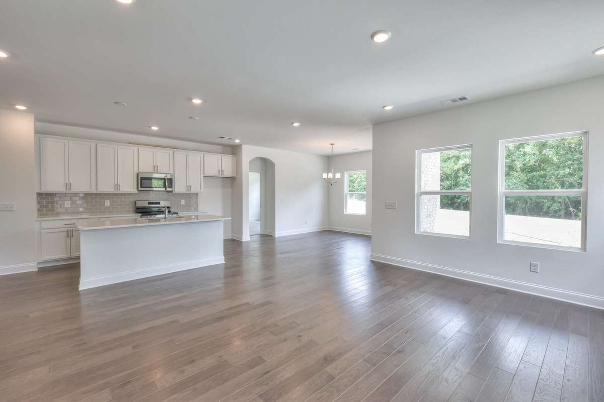 *Model home example and selections will vary.