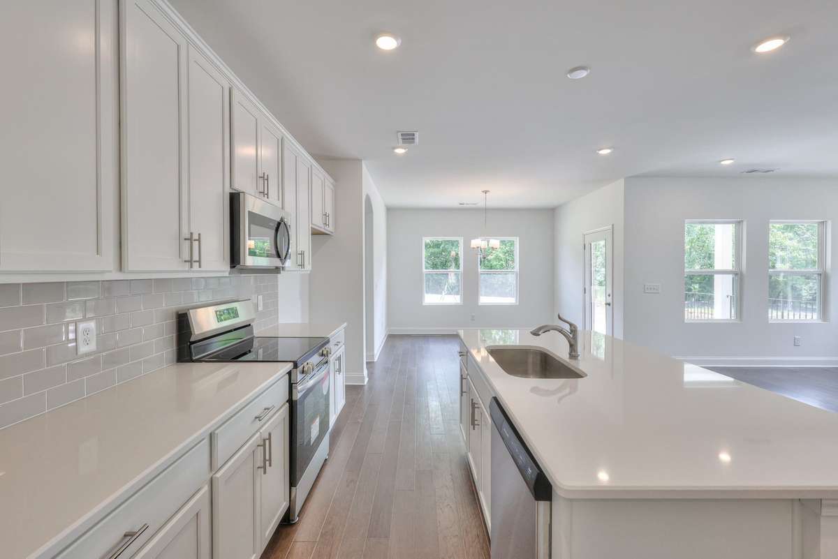 *Model home example and selections will vary.