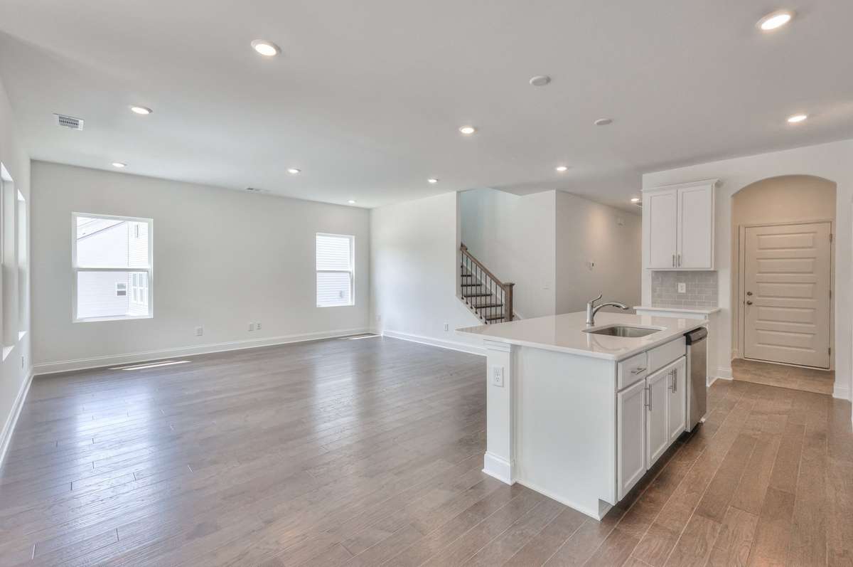 *Model home example and selections will vary.