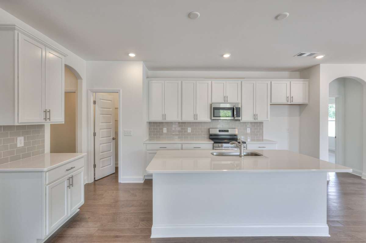 *Model home example and selections will vary.