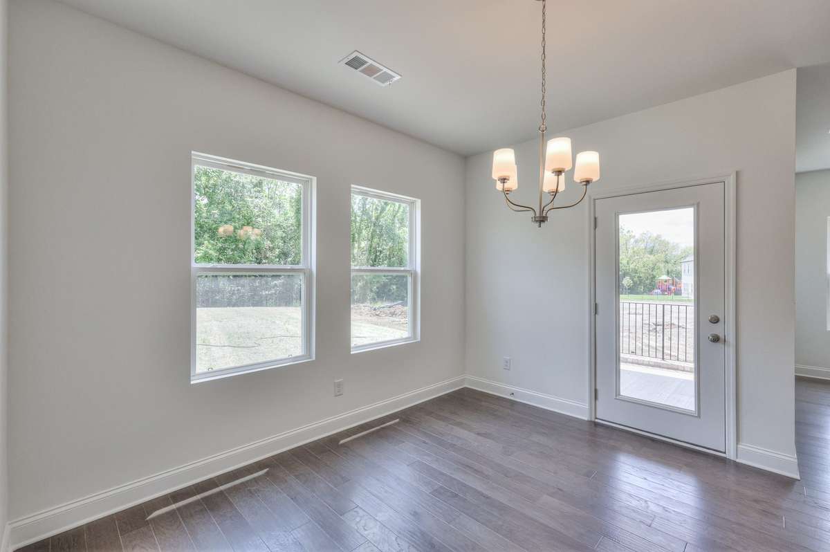 *Model home example and selections will vary.
