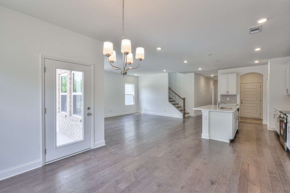 *Model home example and selections will vary.