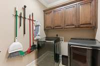 The laundry room is on the main floor,