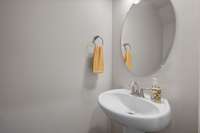 Half Bath on main level