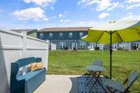 Spacious Back Patio