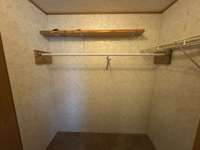 Second bedroom walk-in closet.