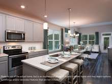 Photo is not of the actual home, but is an inspirational photo of builder’s model home and may depict options, furnishings, and/or decorator features that are not included