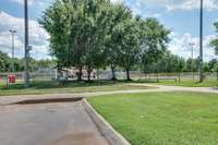 The park offers baseball and football fields along with the pond