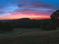 Gorgeous sunsets from your very own front porch!